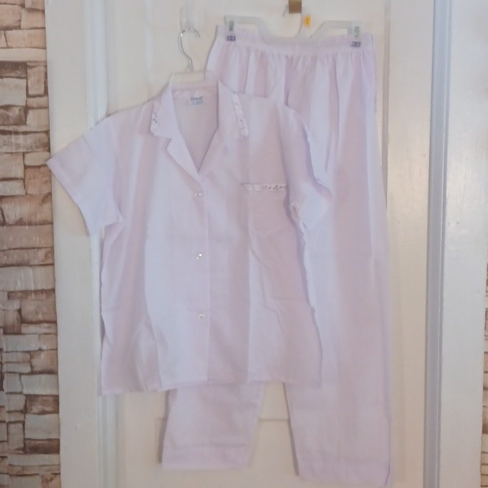 Carole Light Purple Pajama Set vintage New With Tags Size 40